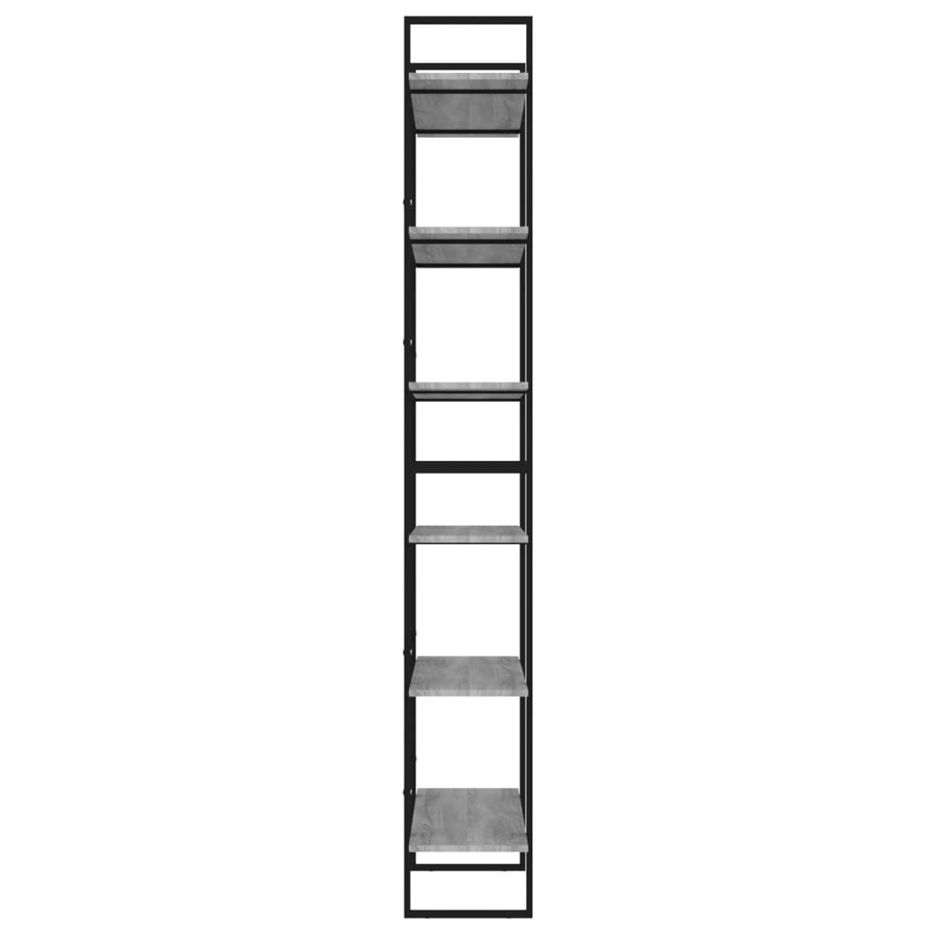 Bokhylla Sonoma Grå 100x30x210 cm