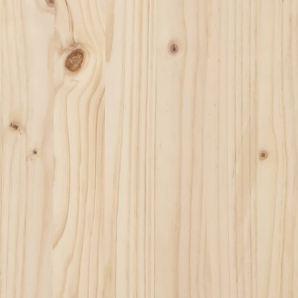 Skänk Vit 230x35x80 cm massiv furu