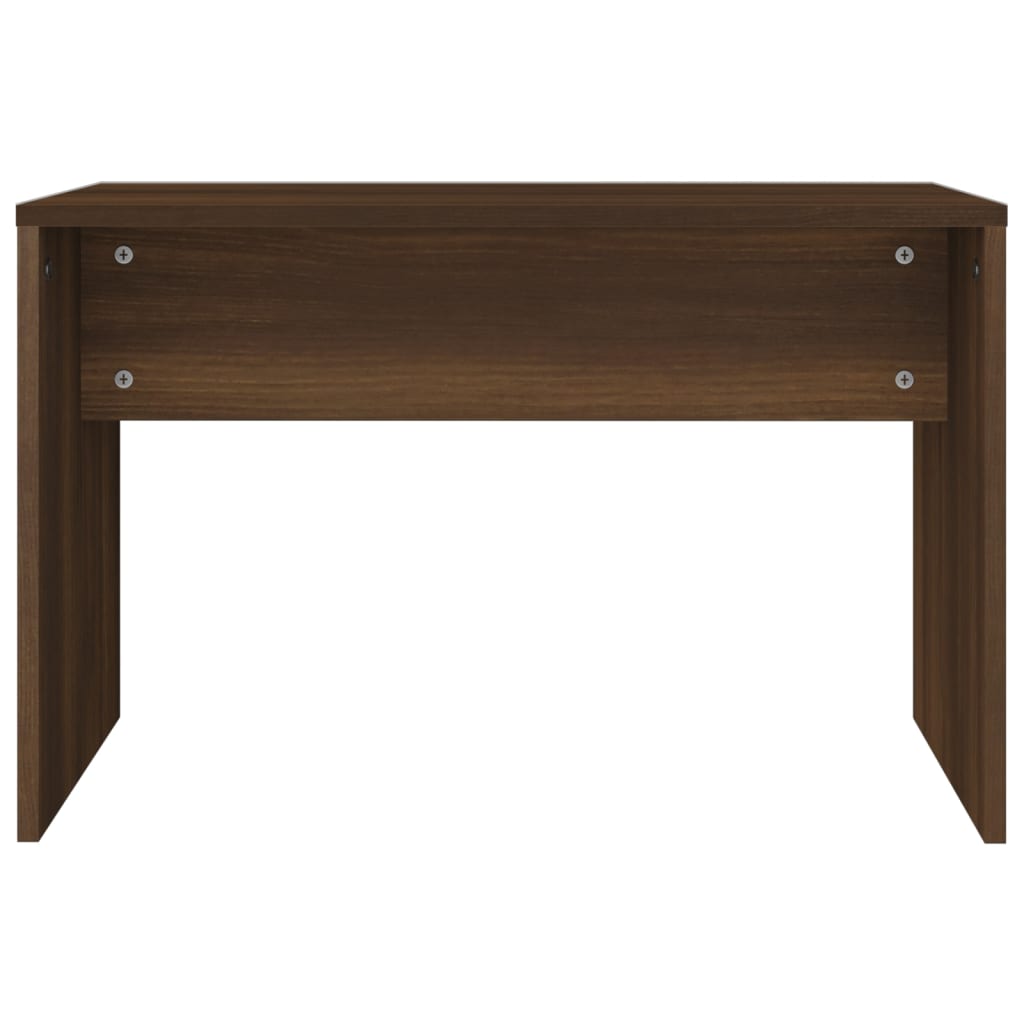 Sminkbord set Brun Ek 86,5x35x136 cm