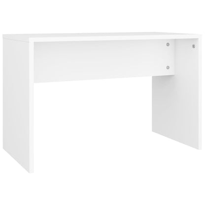 Sminkbord set Vit 96x40x142 cm
