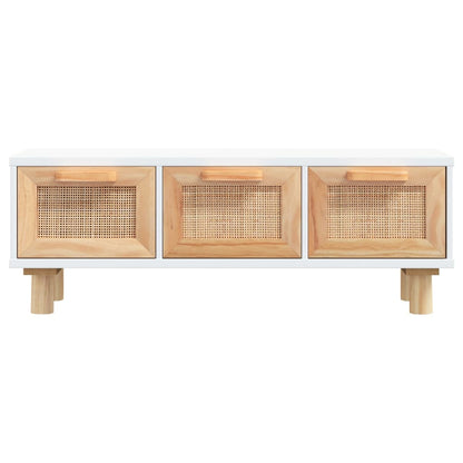 Soffbord Vit 80x40x30 cm massiv furu