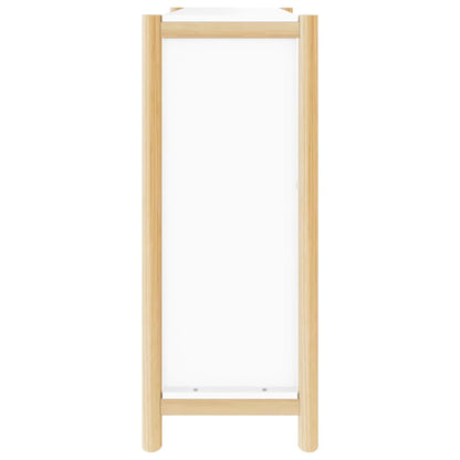 Skoställ Vit Skoskåp 57,5x33x80 cm