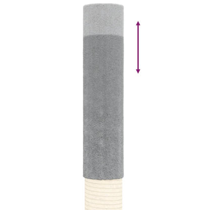 Kattmöbel Golv-till-tak klösträd ljusgrå 277-303 cm