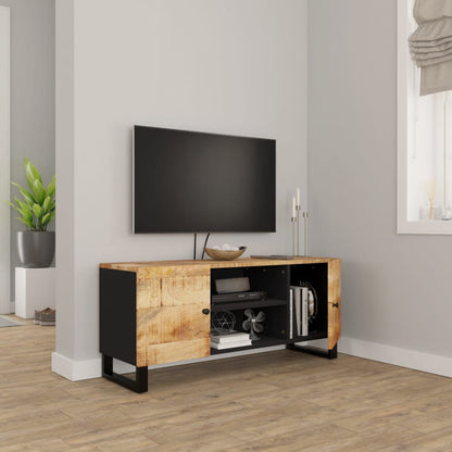 TV-Möbel Trä TV-Bänk 105x33x46 cm massivt mangoträ