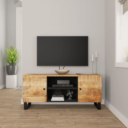 TV-Möbel Trä TV-Bänk 105x33x46 cm massivt mangoträ