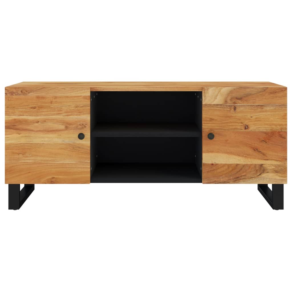 TV-Möbel Trä TV-Bänk 105x33x46 cm massivt akaciaträ