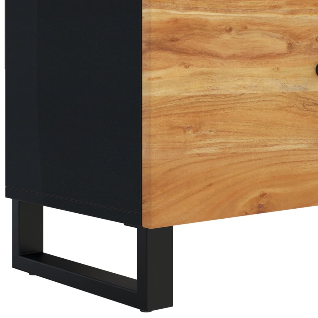 TV-Möbel Trä TV-Bänk 105x33x46 cm massivt akaciaträ