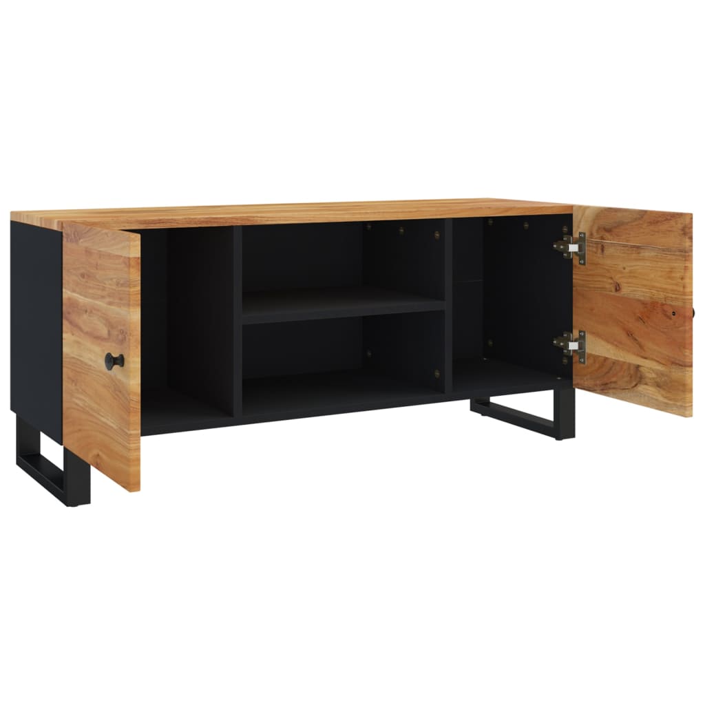 TV-Möbel Trä TV-Bänk 105x33x46 cm massivt akaciaträ
