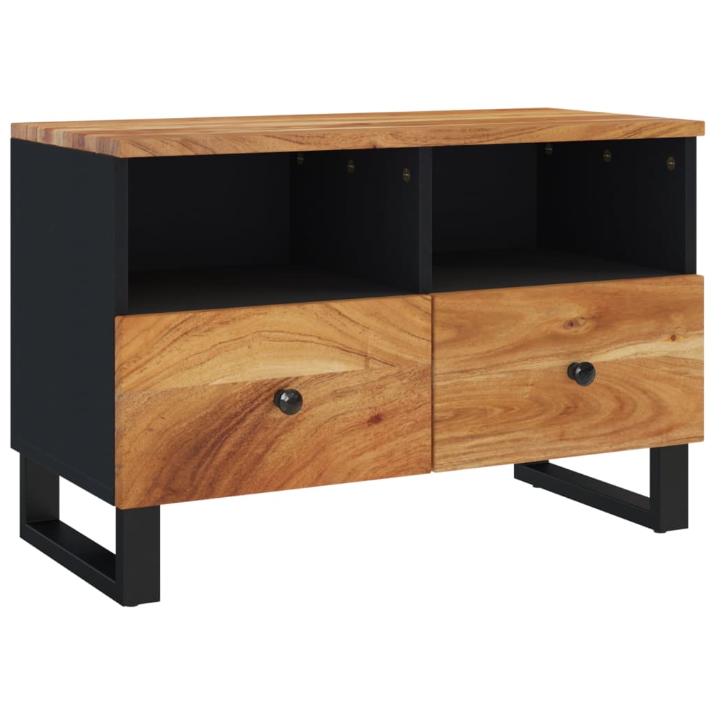TV-Möbel Trä TV-Bänk 70x33x46 cm massivt akaciaträ