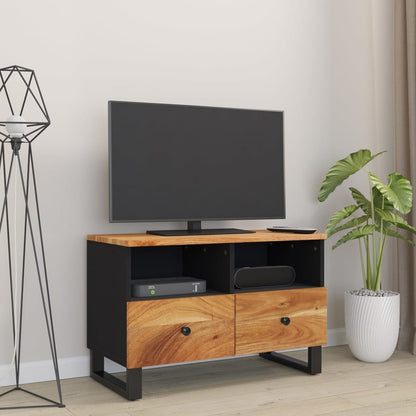 TV-Möbel Trä TV-Bänk 70x33x46 cm massivt akaciaträ