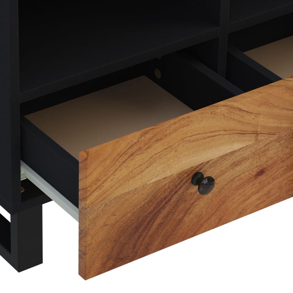 TV-Möbel Trä TV-Bänk 70x33x46 cm massivt akaciaträ