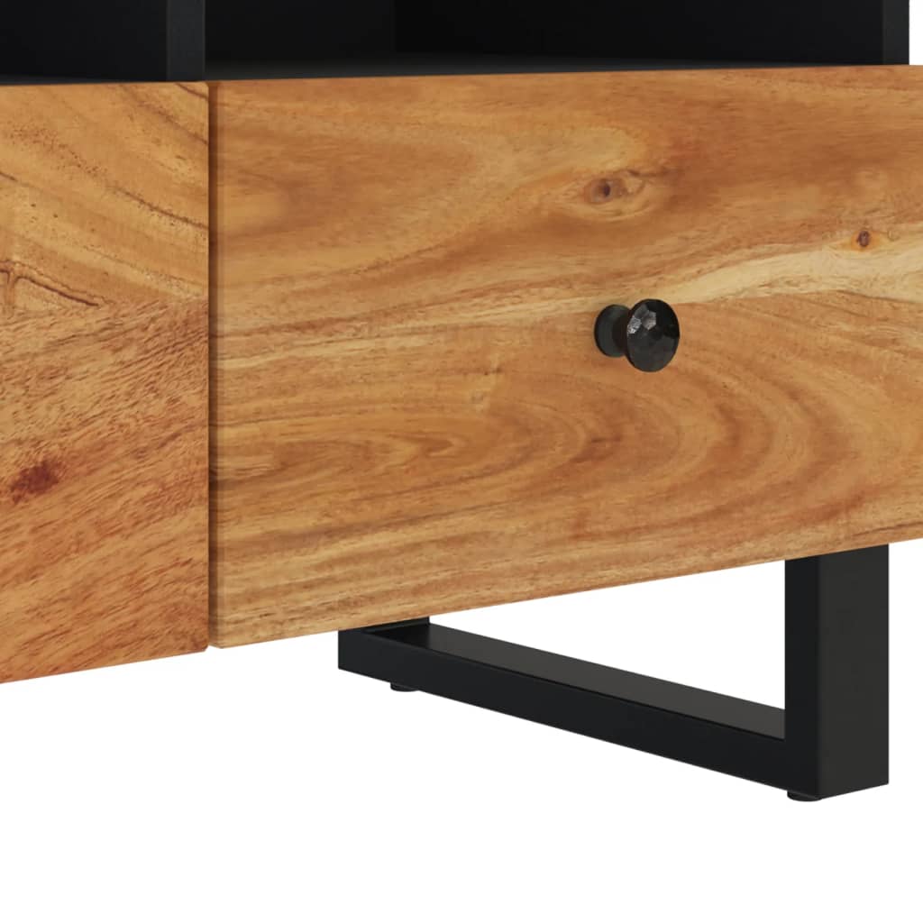 TV-Möbel Trä TV-Bänk 70x33x46 cm massivt akaciaträ
