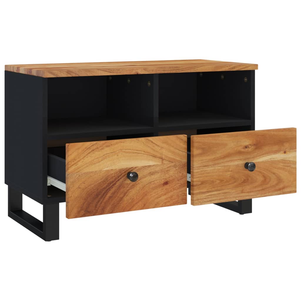 TV-Möbel Trä TV-Bänk 70x33x46 cm massivt akaciaträ