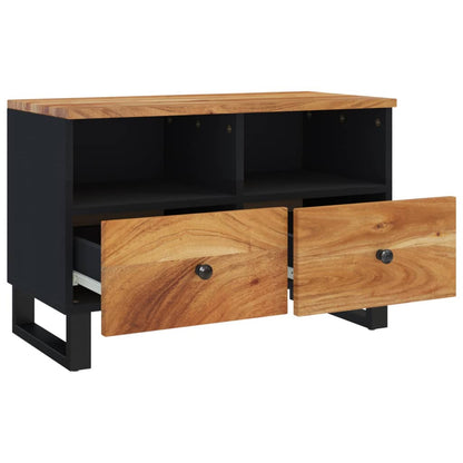TV-Möbel Trä TV-Bänk 70x33x46 cm massivt akaciaträ