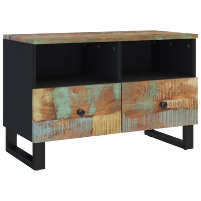 TV-Möbel Trä TV-Bänk 70x33x46cm massivt återvunnet trä