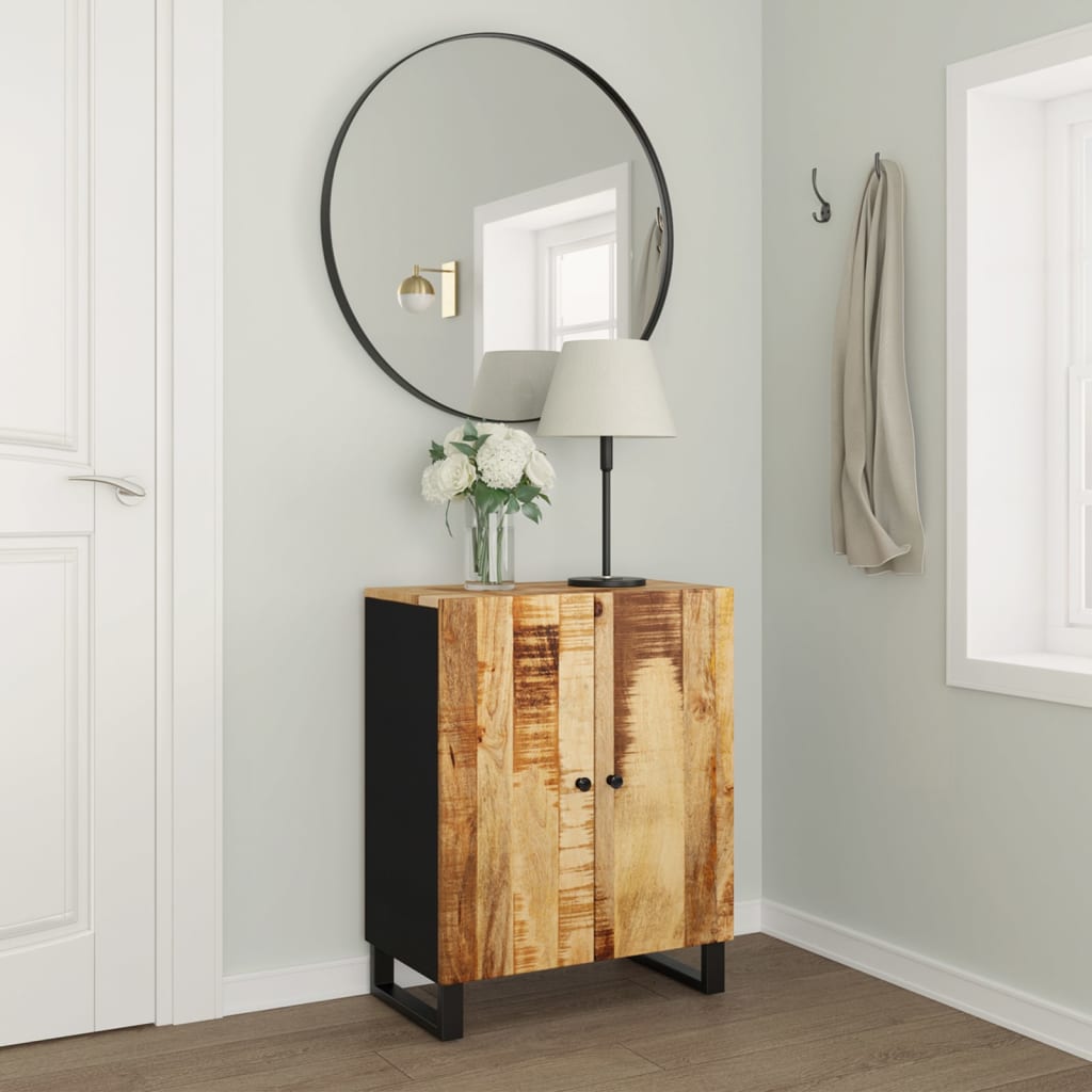 Skänk Trä 60x33x75 cm massivt mangoträ