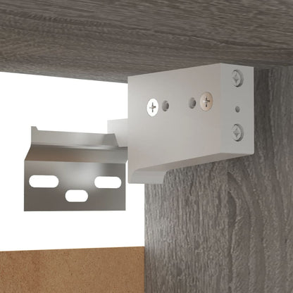 TV-Möbel Sonoma Grå Väggmonterad TV-Bänk