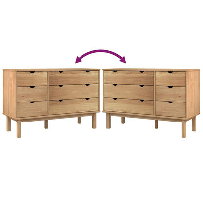 Byrå Trä OTTA 111x43x73,5 cm massiv furu