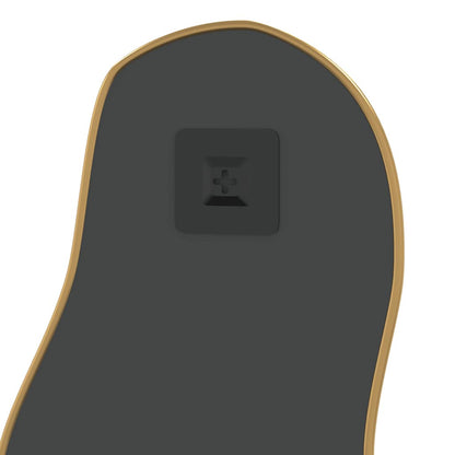 Väggspegel guld 100x45 cm