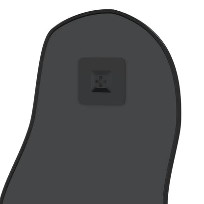 Väggspegel Svart 100x45 cm