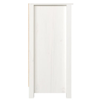 Skänk Vit 100x35x74 cm massiv furu