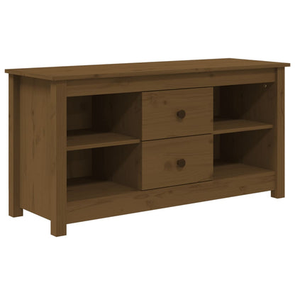 TV-Möbel Brun Honungsbrun TV-Bänk 103x36,5x52 cm massiv furu