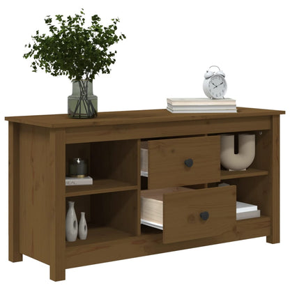 TV-Möbel Brun Honungsbrun TV-Bänk 103x36,5x52 cm massiv furu