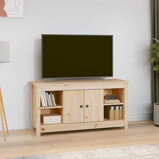 TV-Möbel Trä TV-Bänk 103x36,5x52 cm massiv furu