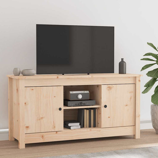 TV-Möbel Trä TV-Bänk 103x36,5x52 cm massiv furu