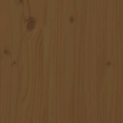 Tv-bänk honungsbrun 103x36,5x52 cm massiv furu