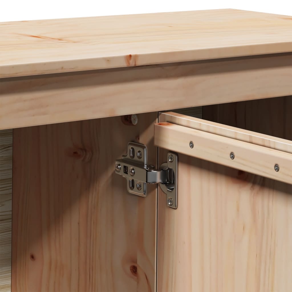 TV-Möbel Trä TV-Bänk 103x36,5x52 cm massiv furu