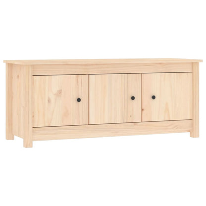 Skoställ Trä Skoskåp 110x38x45,5 cm massiv furu