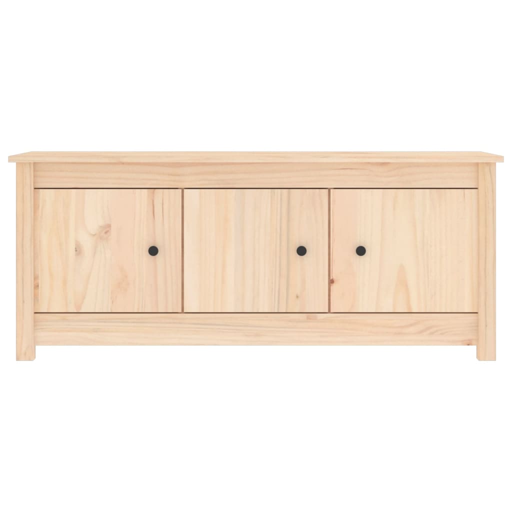 Skoställ Trä Skoskåp 110x38x45,5 cm massiv furu