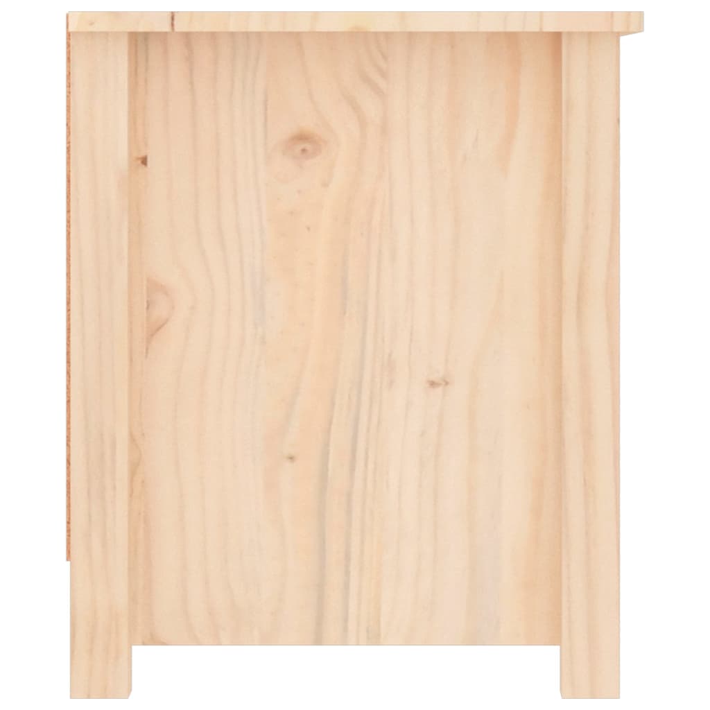 Skoställ Trä Skoskåp 110x38x45,5 cm massiv furu