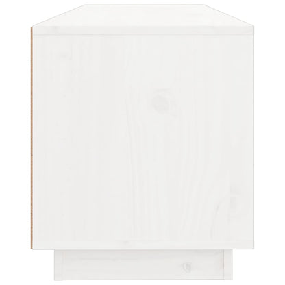 TV-Möbel Vit TV-Bänk 100x34x40 cm massiv furu