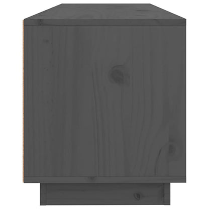 TV-Möbel Grå TV-Bänk 100x34x40 cm massiv furu