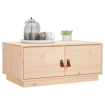 Soffbord Trä 80x50x35 cm massiv furu
