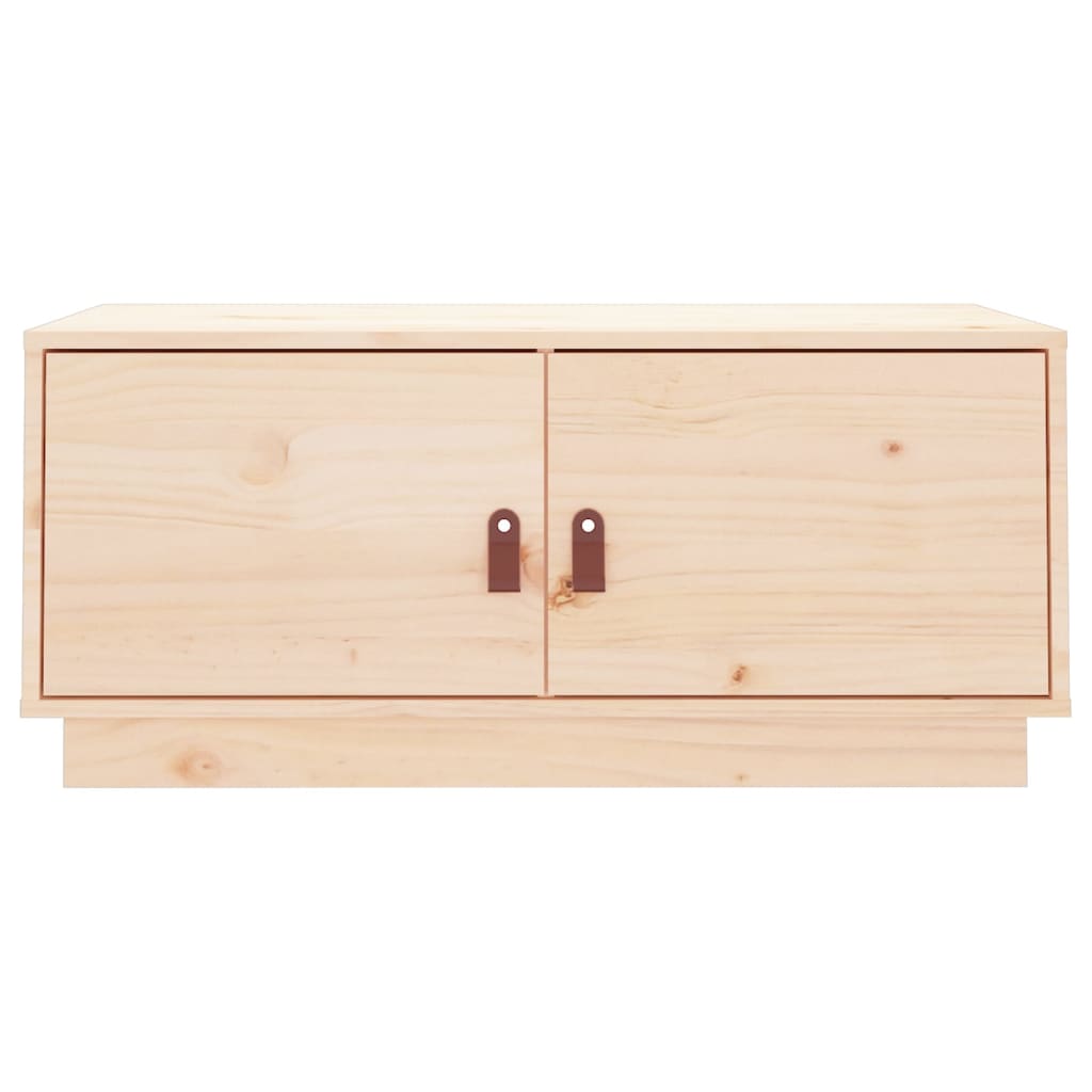 Soffbord Trä 80x50x35 cm massiv furu