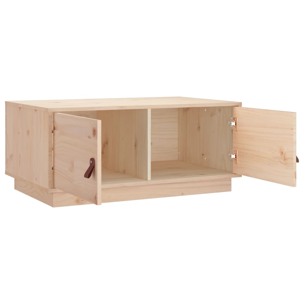 Soffbord Trä 80x50x35 cm massiv furu