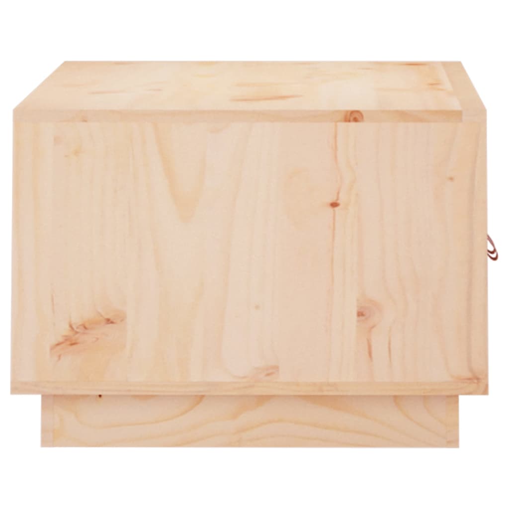 Soffbord Trä 80x50x35 cm massiv furu