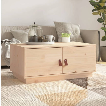 Soffbord Trä 80x50x35 cm massiv furu