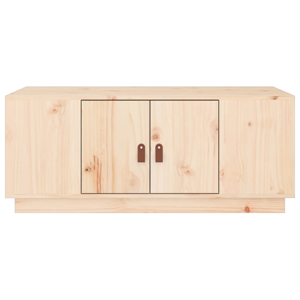 Soffbord Trä 100x50x41 cm massivt furu