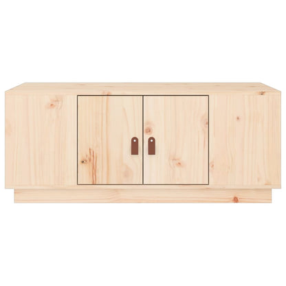 Soffbord Trä 100x50x41 cm massivt furu