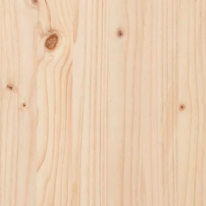 Soffbord Trä 100x50x41 cm massivt furu
