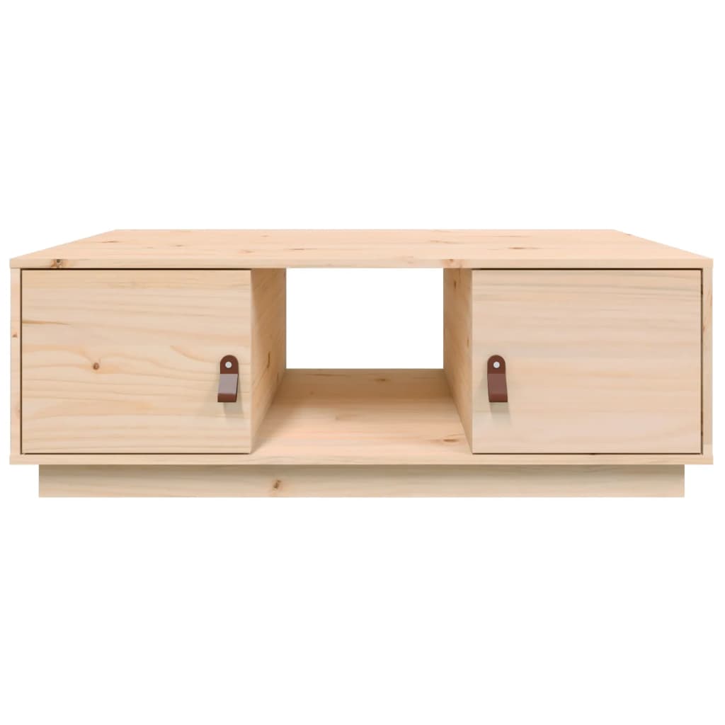 Soffbord Trä 100x50x35 cm massiv furu