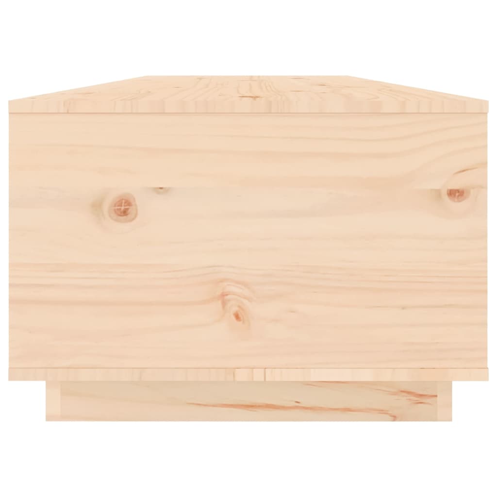 Soffbord Trä 100x50x35 cm massiv furu