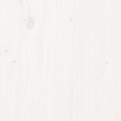 Sminkbord Vit 95x50x134 cm massiv furu