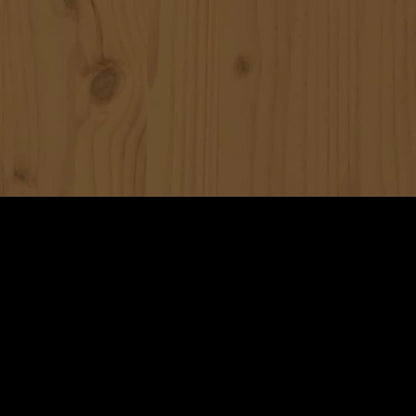 Skänk Honungsbrun 100x40x75 cm massiv furu