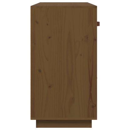 Skänk Brun Honungbrun 100x40x75 cm massiv furu