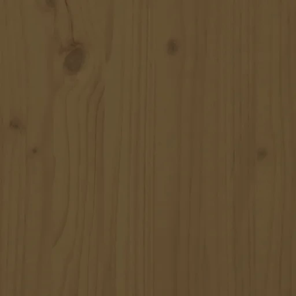 Skänk Brun Honungbrun 100x40x75 cm massiv furu
